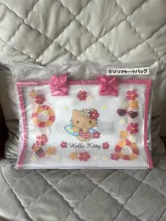 ハローキティ クリアトートバッグ　日焼けキティ　1番くじ