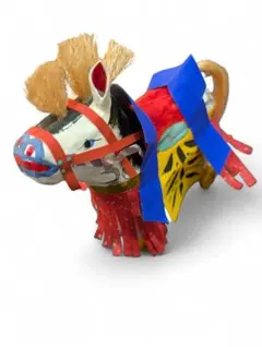 2026年の干支、馬の張り子（高松宮内張り子）【15✕15✕5cm】