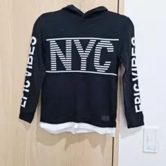 H&M/子供薄手ニットパーカー