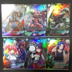 FQ-01　SEED系　ジークアクス系　Mカード６枚　アーセナルベース