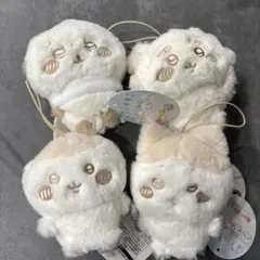 ちいかわ ぬいぱれっと～ミルクいろ～ ハチワレ　シーサー　くりまんじゅう　らっこ