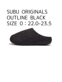 SUBU ORIGINALS OUTLINE BLACK 0：22.0-23.5のサムネイル