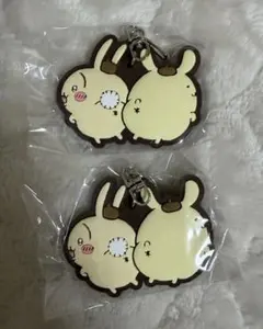ちいかわサンリオ/なかよしラバーマスコット/うさぎポムポムプリン2個セット