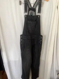GAP デニムオーバーオール S ダークグレー