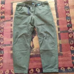 KAVUチリワックパンツXLサイズカーキ色