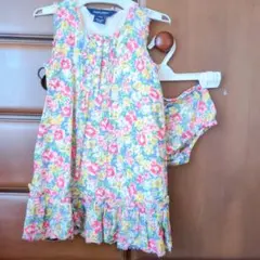 ワンピース ノースリーブ セットアップ ブルマ ラルフローレン ベビー 2歳