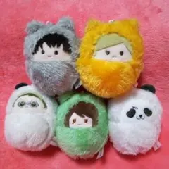 呪術廻戦　くるみたぴぬい　七海健人　灰原雄　家入硝子　パンダぬいぐるみマスコットのサムネイル