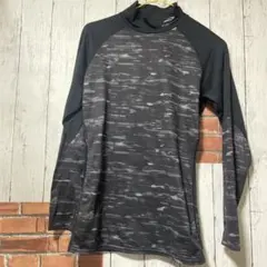 TIGORA 長袖アンダーシャツ Mサイズ ブラック/グレー