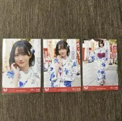 イコラブ ＝LOVE 野口衣織 生写真 内緒バナシ 浴衣 衣装 コンプ