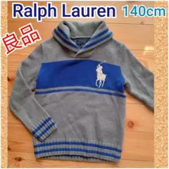 良品‼️ポロ ラルフローレン　ビッグポニー長袖セーター/ニット140cm