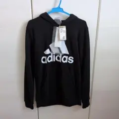 adidas ブラック パーカー 150CM