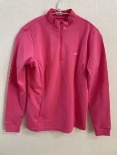 Nike GOLF ピンク ハーフジップ レディースウェア Mサイズ
