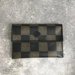 FENDI カードケース ポーチ マルチケース PVC レザー ヴィンテージ