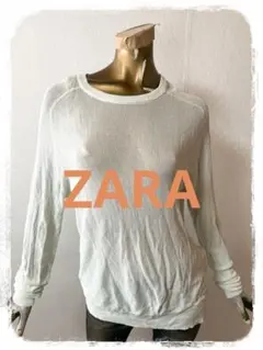 ☘️T21148☘️新品訳あり ZARA 薄手ニット セーター M