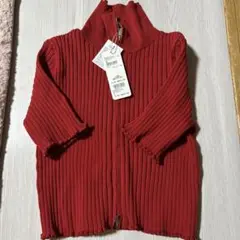 RETRO GIRL 5分袖ZIPカーデ