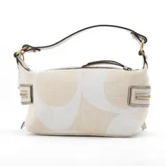 A357【コーチ／COACH】ハンドバッグ　アクセサリーポーチ　シグネチャー