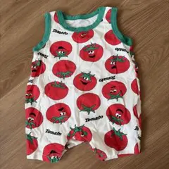BREEZEブリーズ トマト柄ロンパース 80cm