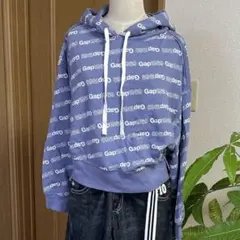 Gap ロゴプリント フード付きパーカー M