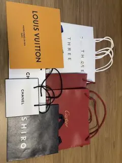 ショップバッグ Louis Vuitton/Cartier/CHANEL他9枚