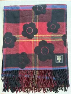 MARY QUANT チェック柄マフラー