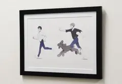 #8550【未使用】ユーリ!!! on ICE 複製原画 Amazon.co.jp: ユーリ on ICE 複製原画 久保ミツロウ 書き下ろし