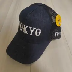 【新品未着用】New Era ジャイアンツ デニム 帽子 巨人 キッズサイズのサムネイル