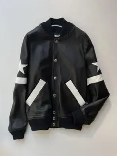 ジバンシィ 17SS スターパッチ 羊革 ラムスキン レザー ボンバージャケット ジバンシィ 17SS スターパッチ 羊革 ラムスキン レザー ボンバー