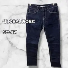 N0511　ストレッチデニムパンツ　スリムシルエット　インディゴ　S