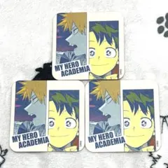 ⑧ 僕のヒーローアカデミア 原画展 アートコースター 緑谷出久　爆豪勝己