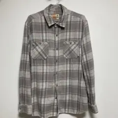 90s 00s RuffHewn チェック ネルシャツ グレー アメカジ