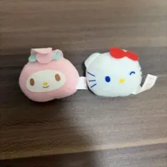 ハローキティ マイメロディ ぬいぐるみストラップ - メルカリ