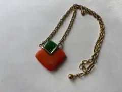 アンティーク/ヴィンテージ/スクエアアクセサリー ネックレス