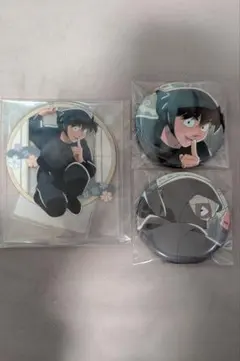 忍たま乱太郎 土井半助 雑渡昆奈門 アクリルスタンド Ｇ賞 缶バッジ セット