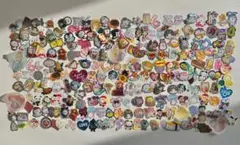 平成レトロ★フレークシール200枚 サンリオ日焼けおはじきシール まとめ売り