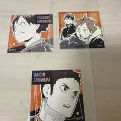 ハイキュー スクエアステッカー 烏野高校