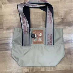 お値下げ‼️MISSISSIPPI M／ジャガードテープ バッグ-ベージュ