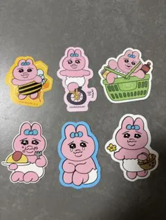 おぱんちゅうさぎ ステッカー6枚セット