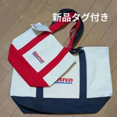 【新品・未使用】コストコ キャンバストートバッグ 2個セット　エコバッグのサムネイル