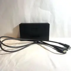 Nintendo Switch用のアダプター付きドック、ブラック。