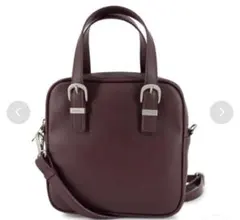 新品タグ付き MURUA (ムルーア) ミニスクエアバッグ MR-B1035