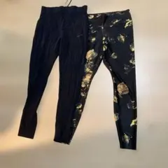 Nike DRI-FIT スパッツ Mサイズ ブラック/Ｌサイズ花柄
