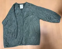 キルティングコート オリーブグリーン