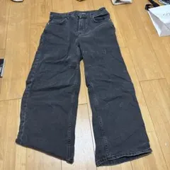 ワイドデニムパンツm