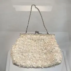 BB01 東京ソワール パーティーバッグ 結婚式 ピンク パール装飾