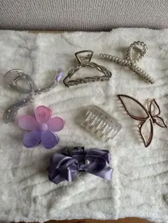 【7点セット】ヘアクリップセット　まとめ売り