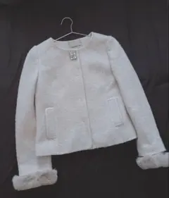 アプワイザーリッシェ ショートコート ノーカラー サイズ1