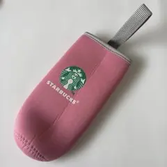 スターバックス ペットボトルカバー　水筒カバーピンク　訳あり