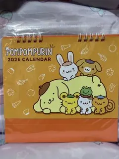 ポムポムプリン　2026年　卓上カレンダー　サンリオのサムネイル