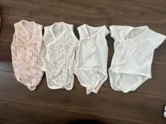 ユニクロベビー肌着 メッシュ ロンパース 4枚セット