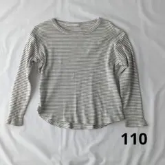 コトリ　長袖カットソー ボーダー　110サイズ